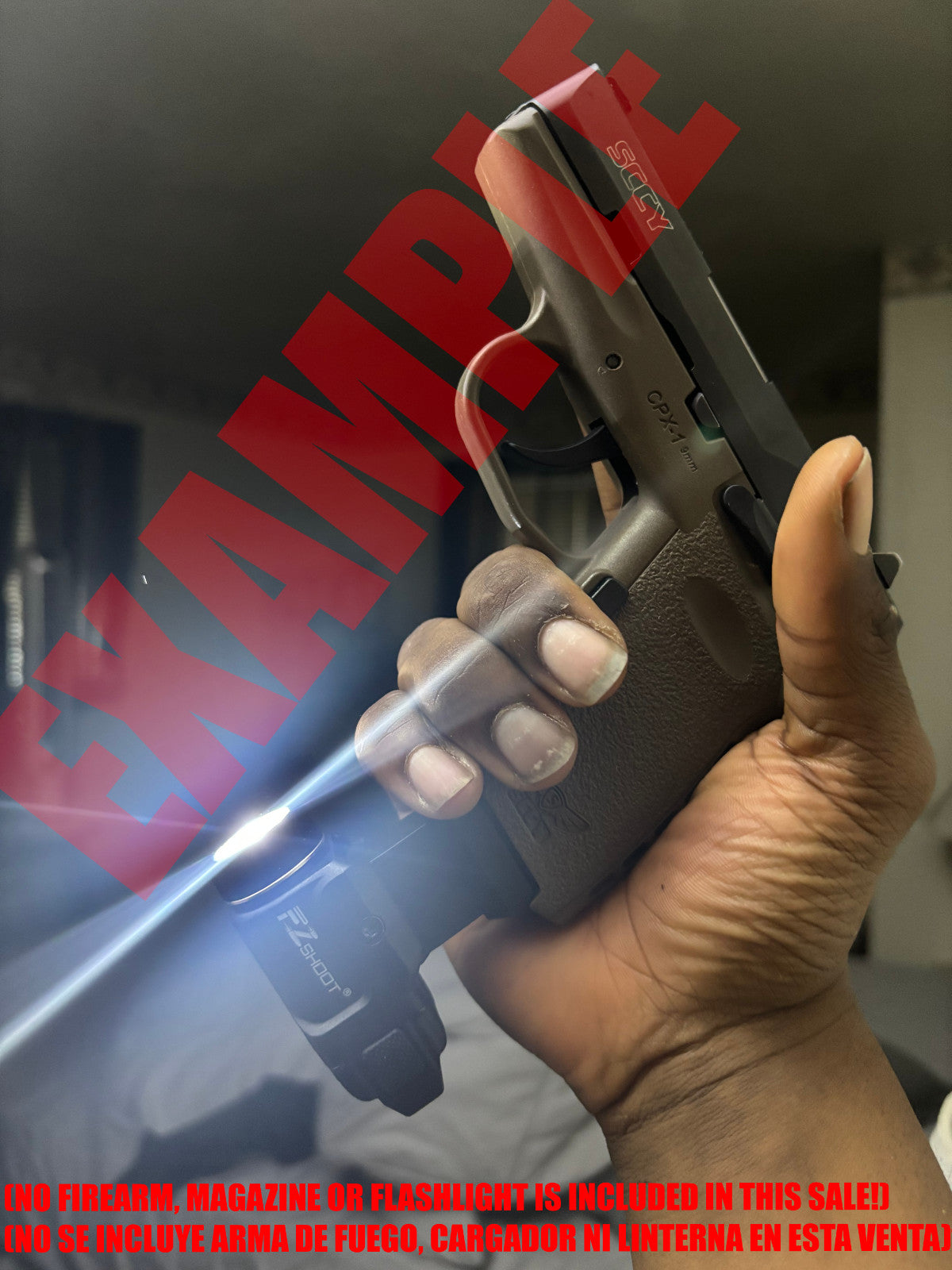 Picatinny clip attachment for SCCY CPX-1 CPX-2 (READ DESCRIPTION)