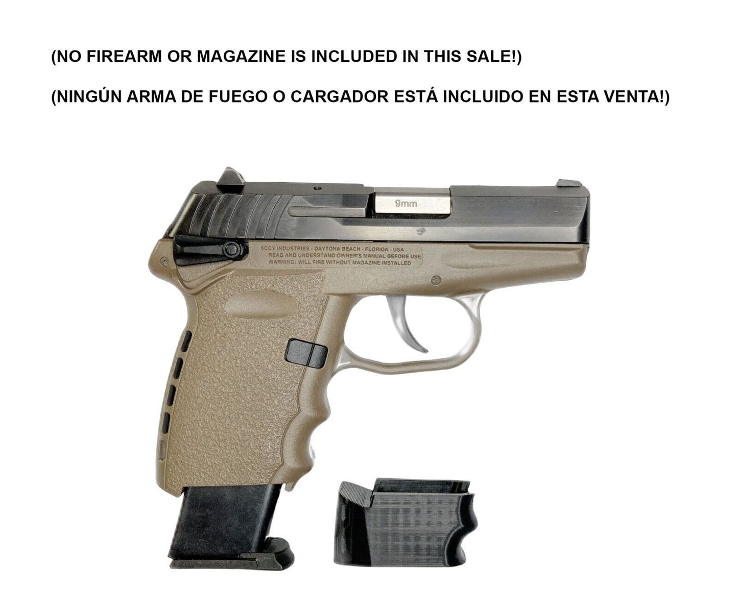 Sleeve for SCCY CPX-2 CPX-1  Gen 2. for 15 RD PROMAG V2 (READ DESCRIPTION)